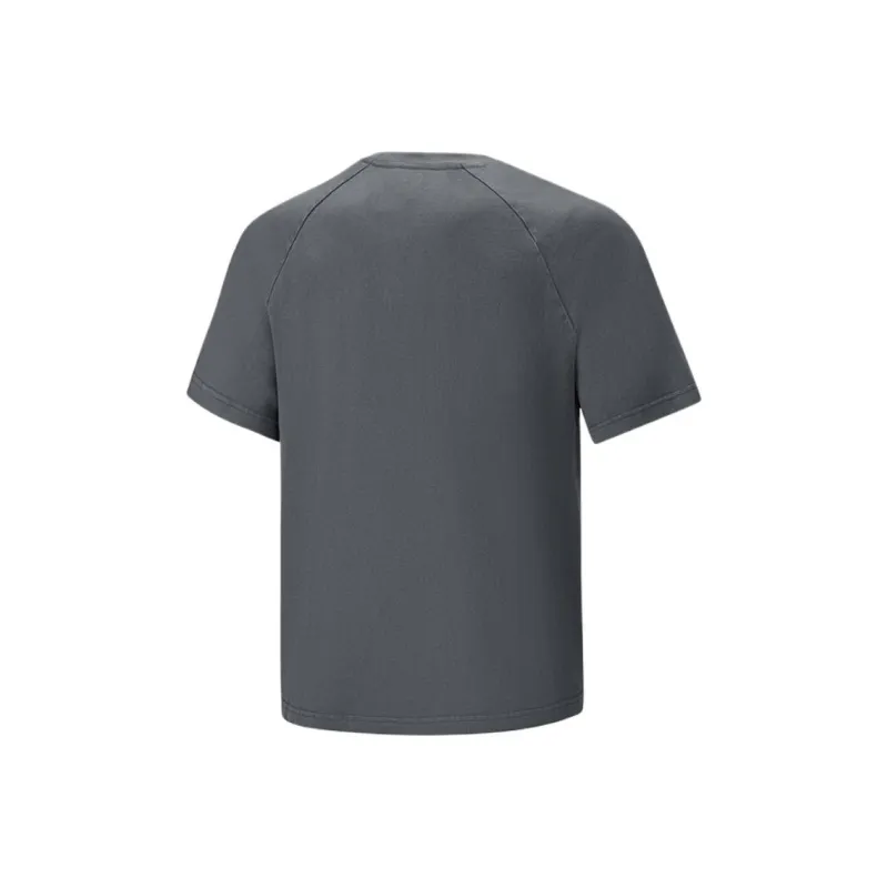 Skechers Sportlife SS25 T Shirt Unisex Washed Black 05RG-1
