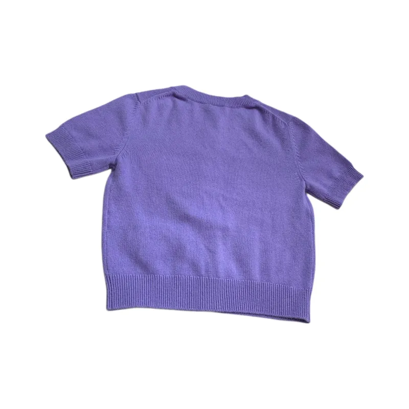 CHANEL 22P Cashmere Sweater Women's Lavender-1