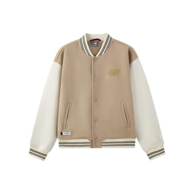 New Balance Baseball Jacket Men's Dark Khaki-0