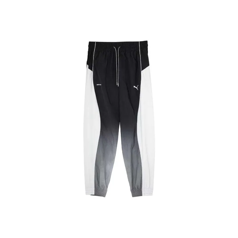 PUMA x KONGSHANJI LIANMINGKUAN Knitted Sports Pants Men's Black-0