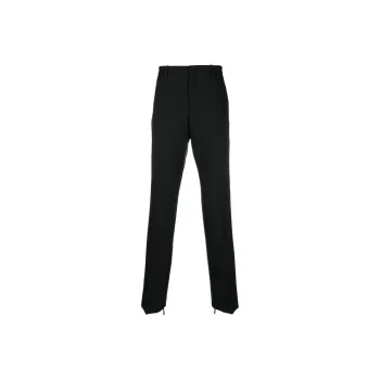 OFF WHITE Paperclip Detailed Straight Leg Pants