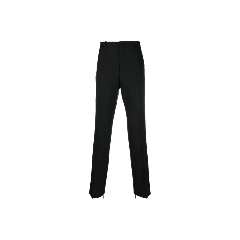 OFF WHITE Paperclip Detailed Straight Leg Pants-0