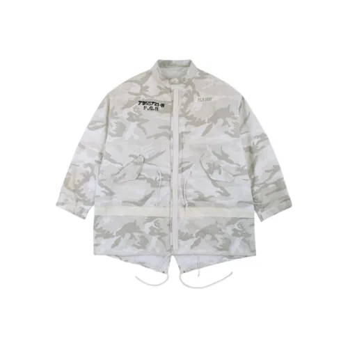 PROJECT GR FW24 Parka Coats Unisex White