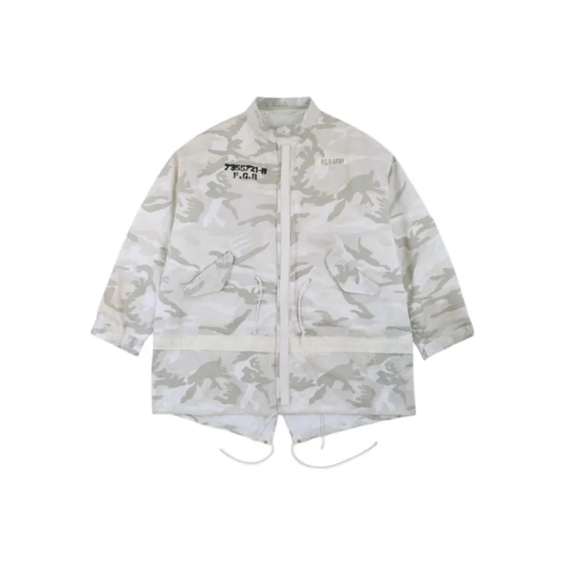 PROJECT GR FW24 Parka Coats Unisex White-0