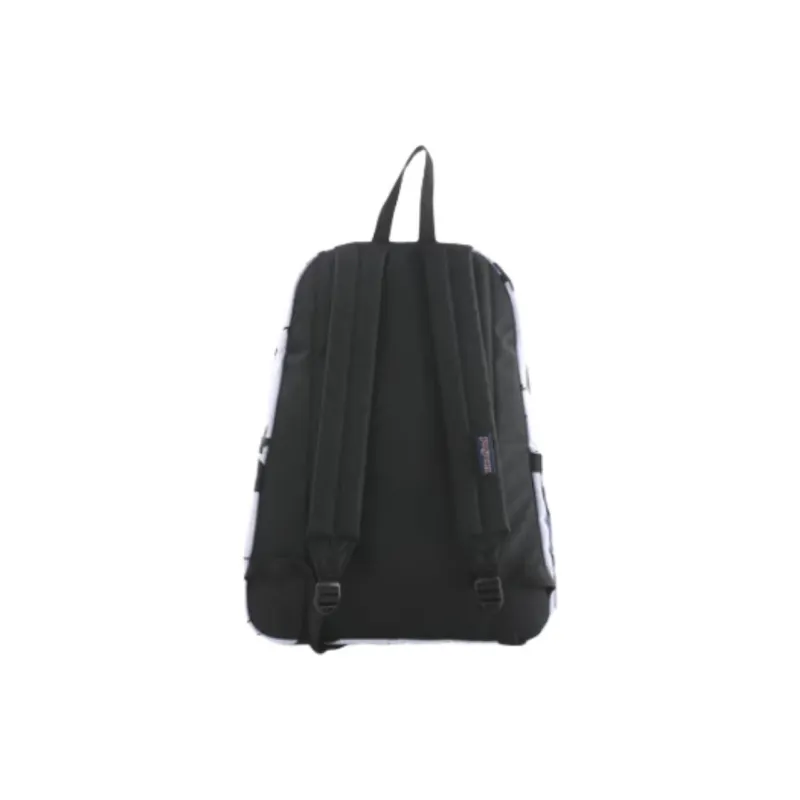 JanSport Fabric Backpack Medium Size Unisex White Star-2