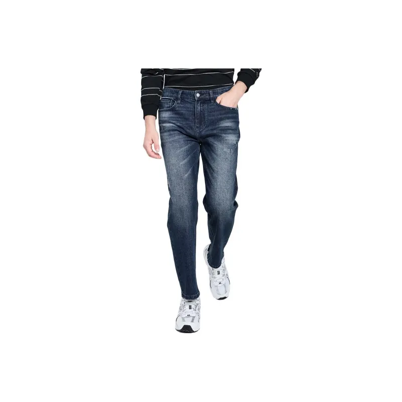 FAIRWHALE Jeans Men's Dark Blue-0