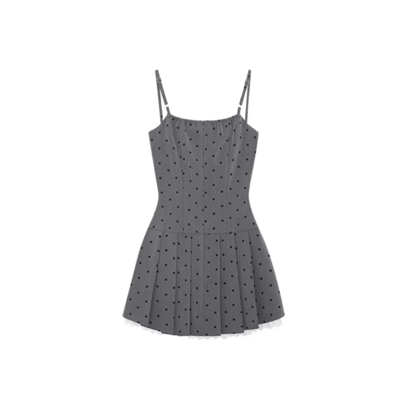 FOCOS STUDIO Slip Dress Women's Gray-1