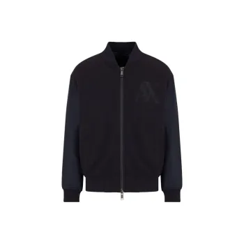 ARMANI EXCHANGE Logo embroidered Bomber Jacket