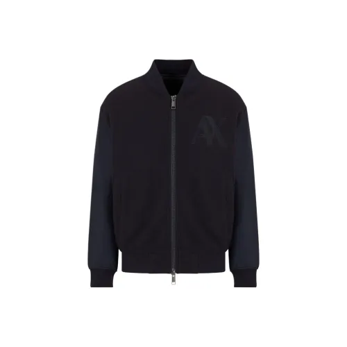 ARMANI EXCHANGE Logo embroidered Bomber Jacket
