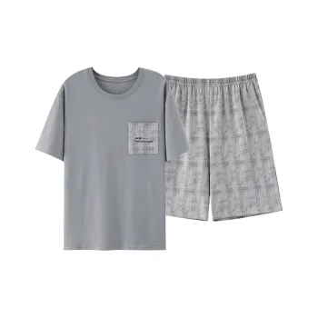 MIIOW Cool One Summer Series Pajama Set Men's Gray