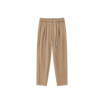 CAISEDI Casual Pants Men's Coffee