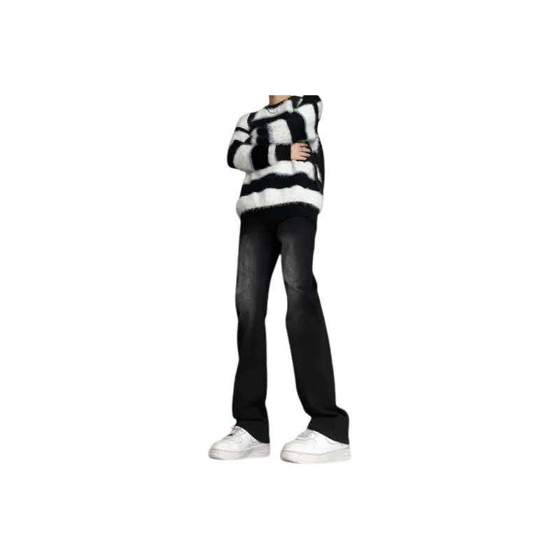 TOUHAOQINGNIAN Jeans Unisex-18