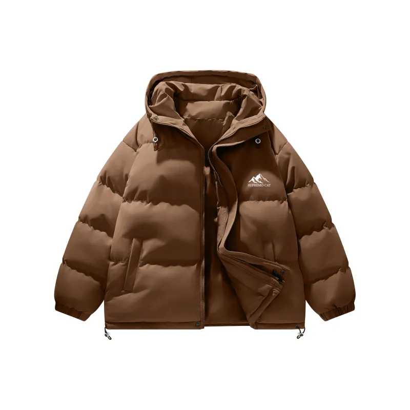 Supremo Cat Puffer Jacket Unisex-12