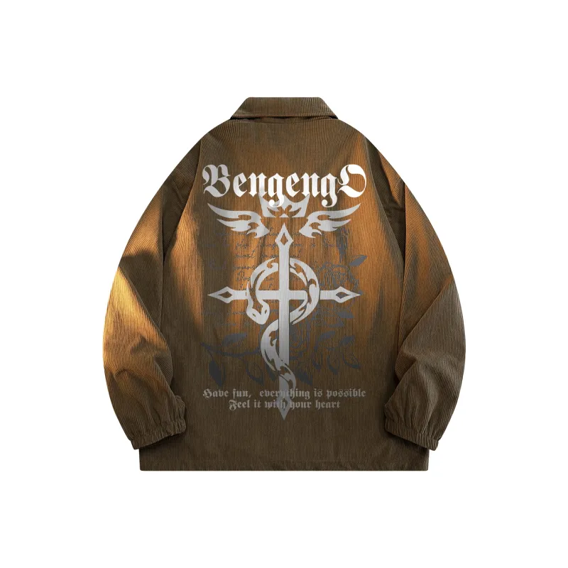 BENGEN Jackets Coats Unisex Black-4