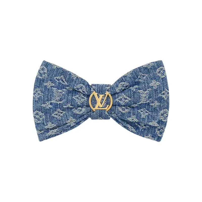 LOUIS VUITTON Milky Denim Hairclip-0