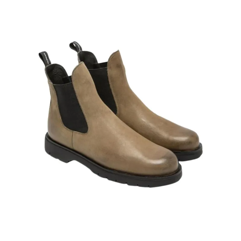 KLEMAN CLEON MANUFACTURE TONNANT VGT Chelsea Boots 2.5cm Men's Khaki-2