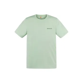 Timberland SS25 T Shirt Men's Embossed Green