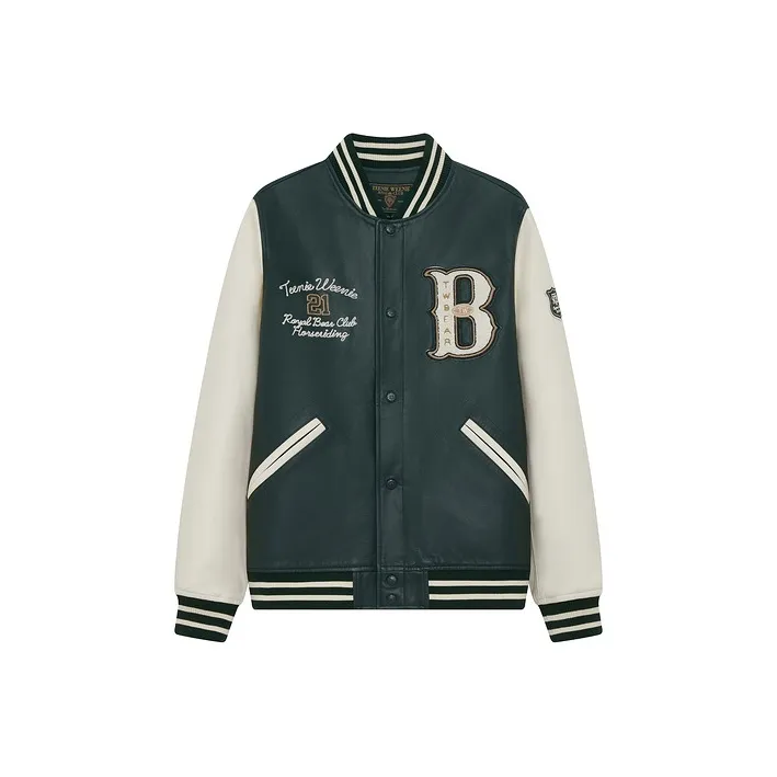 Teenie Weenie Men Leather Jacket Unisex-6