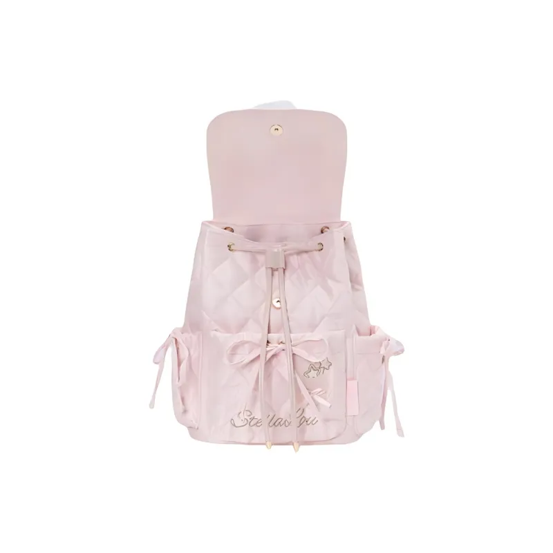 Disney Polyester Backpack Women's Pink-2