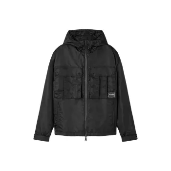 VERSACE JEANS COUTURE Jackets Coats Men's Black White