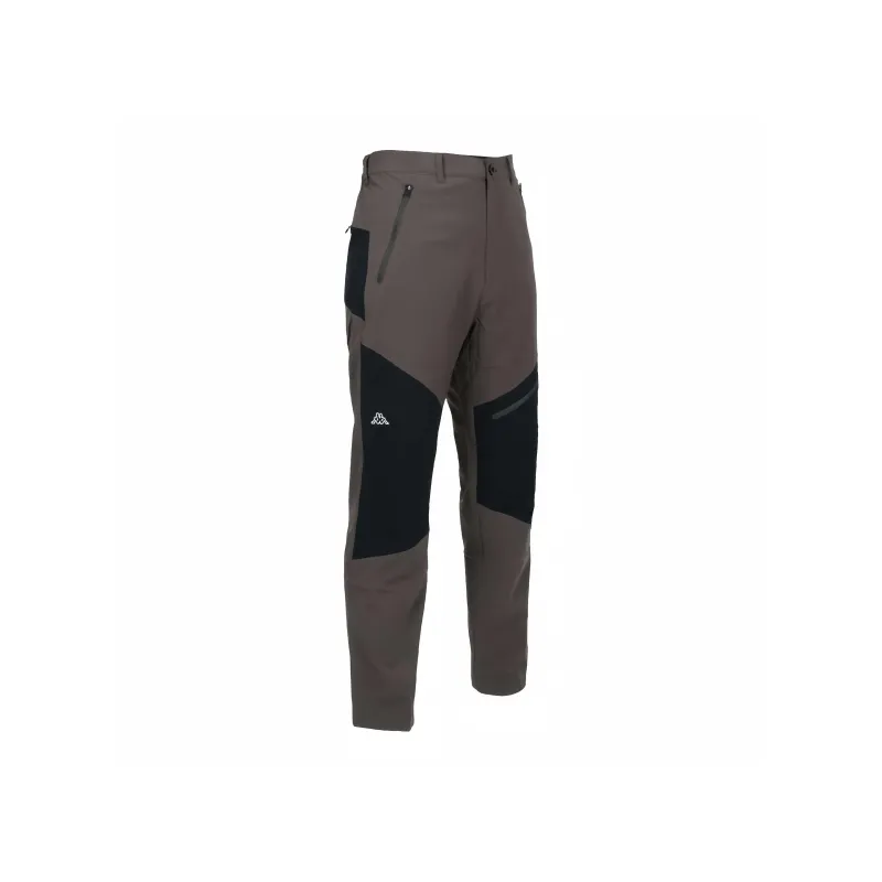 Kappa Knitted Sports Pants Unisex Army Green Black White-0
