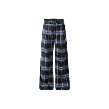 YINLEI Casual Pants Unisex Blue