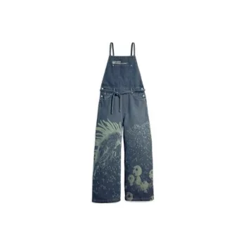 Levis Levi's X Princess Mononoke Co-titled Series Overalls Unisex Blue