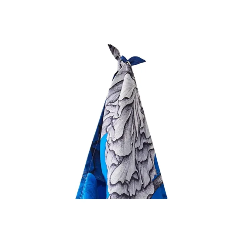 HERMES FUROSHIKI Silk One Shoulder Handbag Women's Blue-1