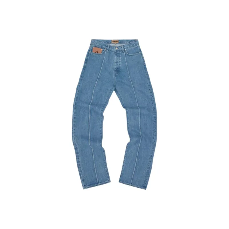 Corteiz Jeans Men's Washed Blue-0