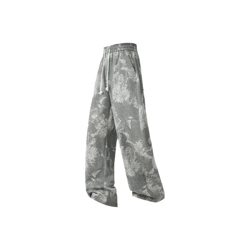 FORCEPULR Casual Pants Unisex Pattern Gray-0