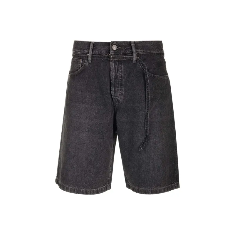 Acne Studios 2024 Autumn/Winter Collection SS24 Denim Shorts Men's Black-0
