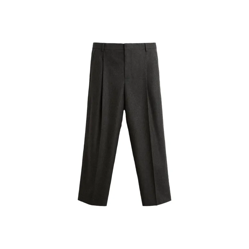 ZARA Suit Trousers Men Brown-0