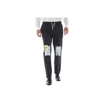 DANIELE ALESSANDRINI Casual Pants Men's Black