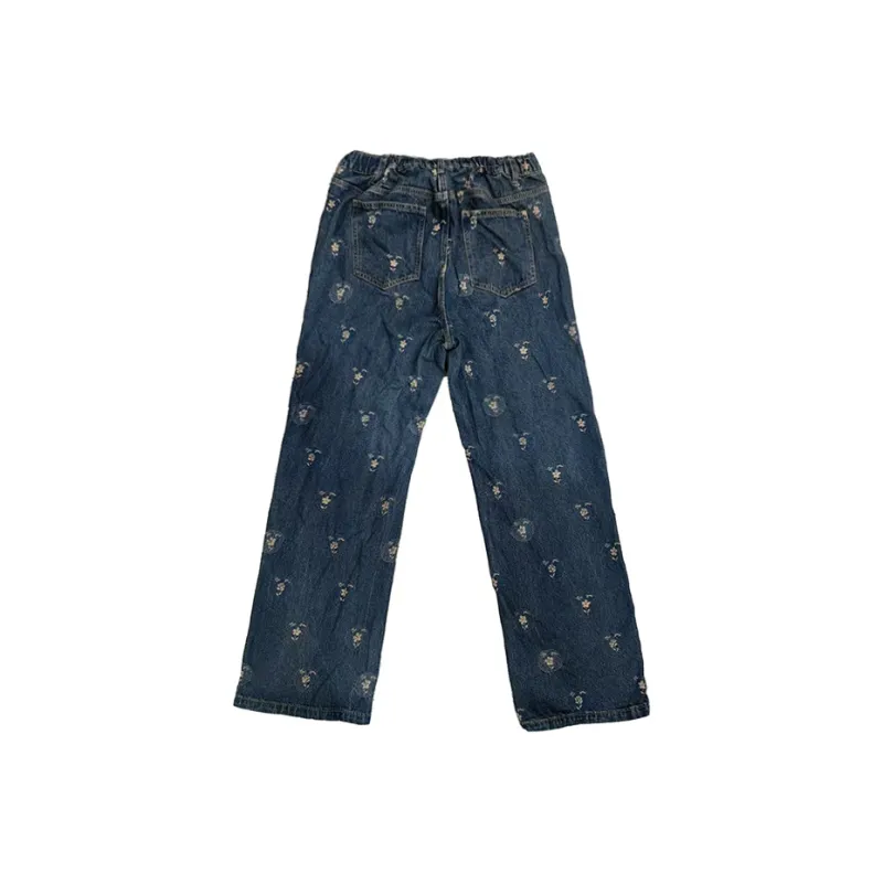 Kudamm Jeans Unisex Vintage Blue-0