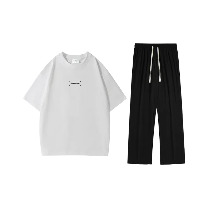 WARNING LIGHT Casual Pants Unisex-50