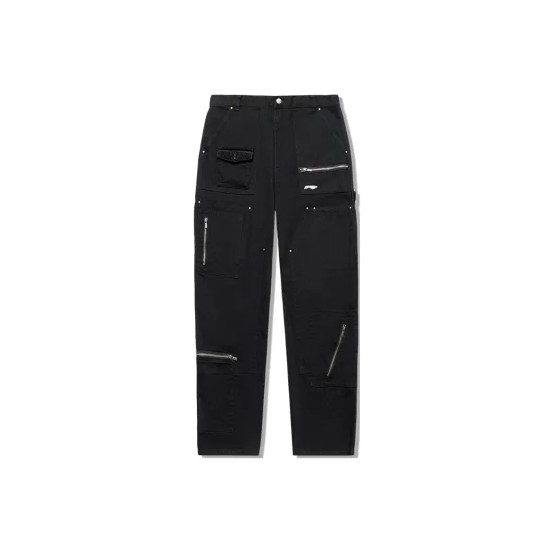 Pleasures X LiNing Casual Pants Men Black-0