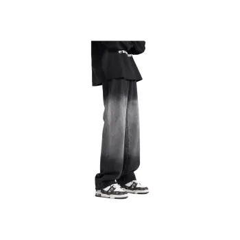 WARNING LIGHT Jeans Unisex Black