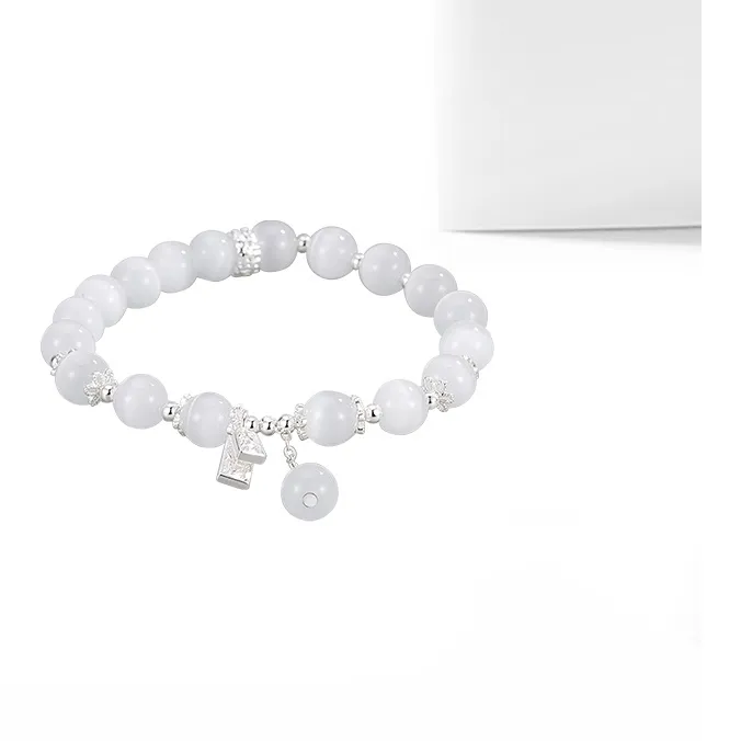 MIDNIGHT MOMENT Glass Cat Eye Bracelets Women's-3