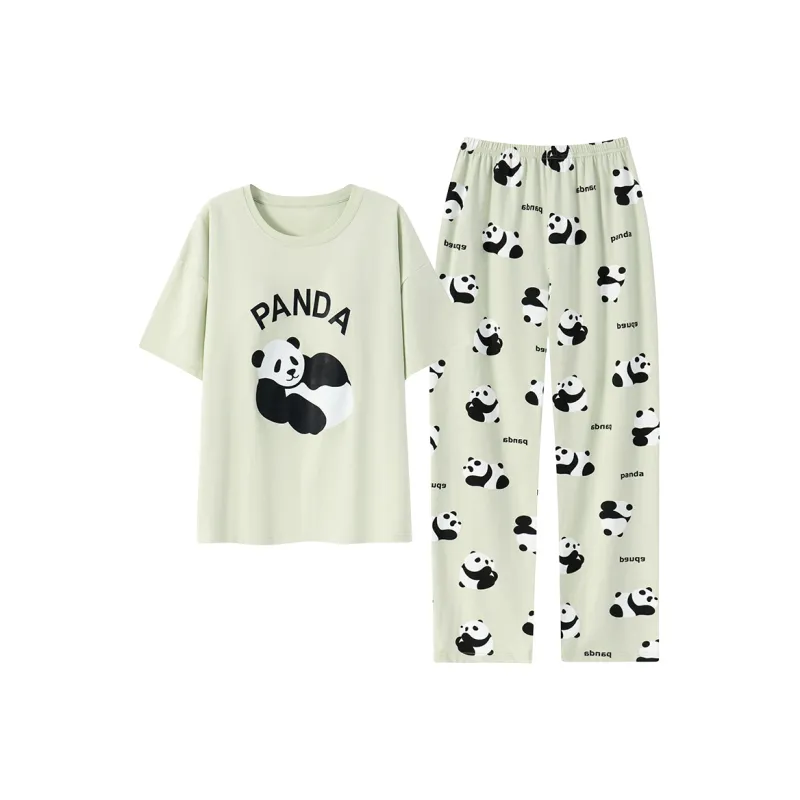 FENTENGCARE Pajama Set Women's Light Green-0