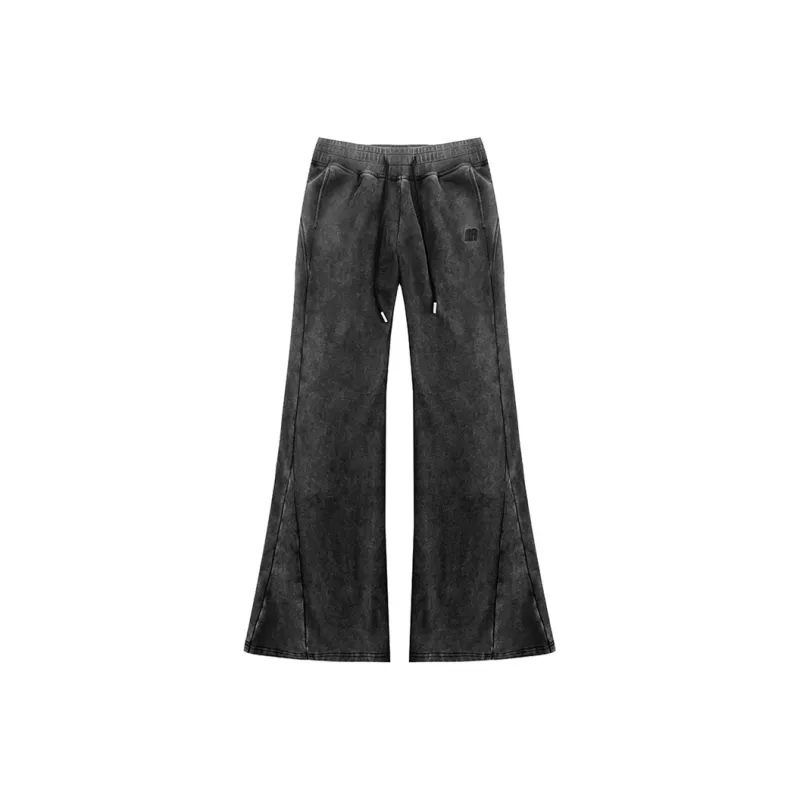FDR Casual Pants Unisex Washed Black-0