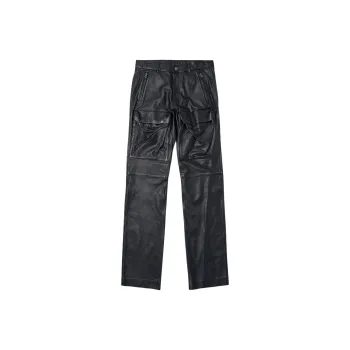DIESEL P Gast Leather Trousers