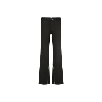 COOLALPACA Loose Fit Bootcut Jeans Unisex Black