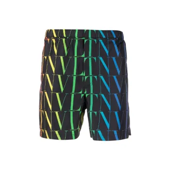 Valentino Casual Shorts Men Black