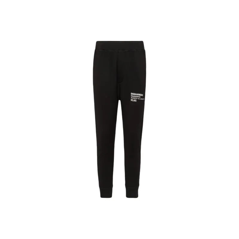 DSQUARED 2 Logo Printed Slim Cut Tapered Track Pants-0