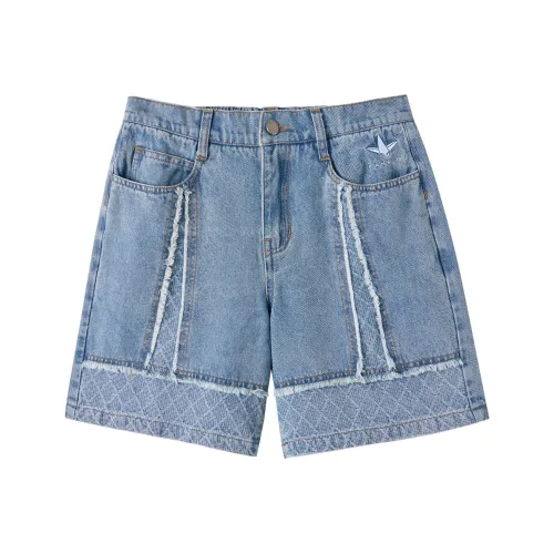 NOWSTIME Denim Shorts Unisex Pitch Black