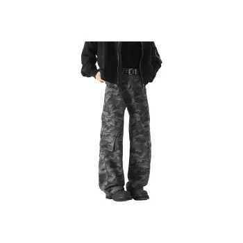 Humanism 1986 Jeans Unisex Camouflage Gray