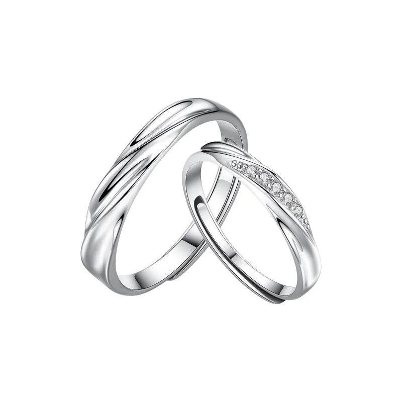 FANFRI Sterling Silver Rings Unisex-0