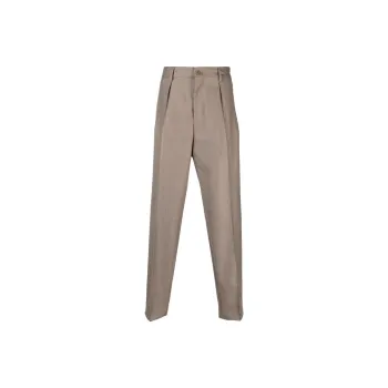 GIORGIO ARMANI High Waist Pressed Crease Trousers