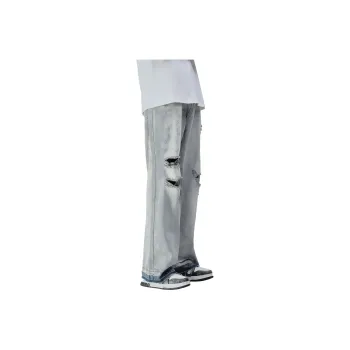 ZMOH Jeans Unisex Light Blue