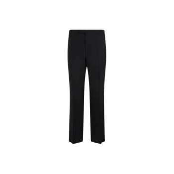 THE ROW High Waist Straight Leg Trousers